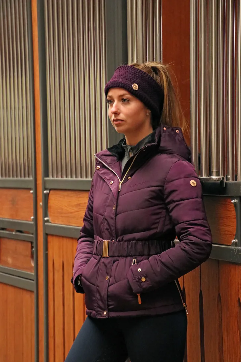 Coldstream Cornhill Quilted Coat - Mulberry Purple-6